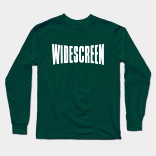 Widescreen logo (white) Long Sleeve T-Shirt